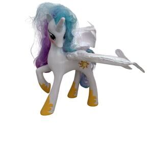 Hasbro My Little Pony MLP Princess Celestia 9" Toy Light Up Wings Talks 2011 BC